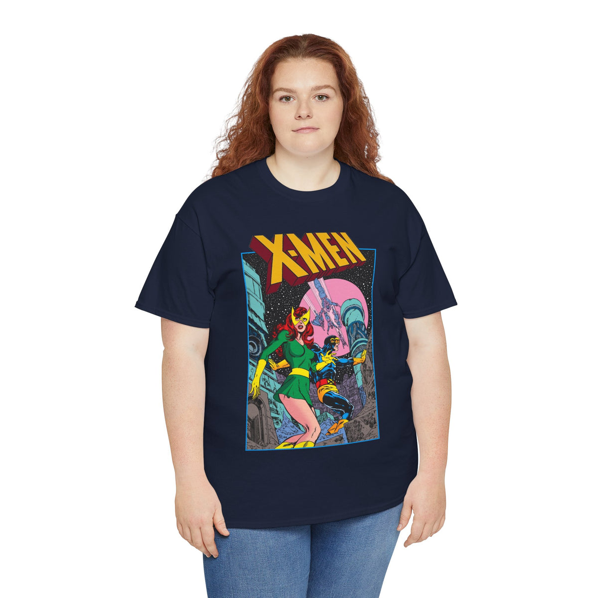 X-Men T-Shirt - John Byrne Art - Cyclops & Jean Grey - Dark Phoenix Saga - Marvel Comics