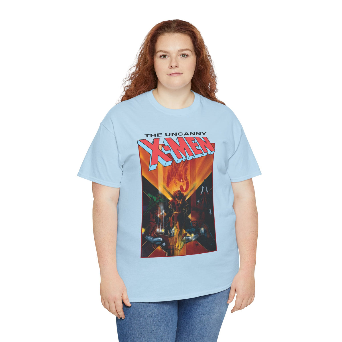 Uncanny X-Men T-Shirt - Bill Sienkiewicz Art - Phoenix, Cyclops, Colossus, Wolverine - Marvel Comics