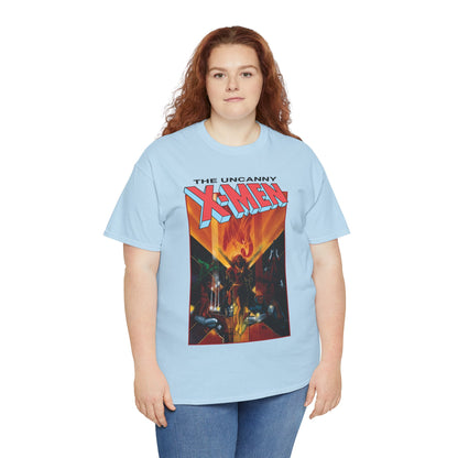 Uncanny X-Men T-Shirt - Bill Sienkiewicz Art - Phoenix, Cyclops, Colossus, Wolverine - Marvel Comics