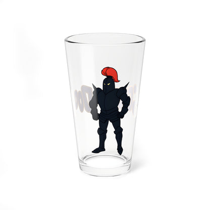 Black Knight Pint Glass, 16oz - Scooby Doo Villain - Hanna-Barbera Cartoon - Mr Wickles - What a Night for a Knight