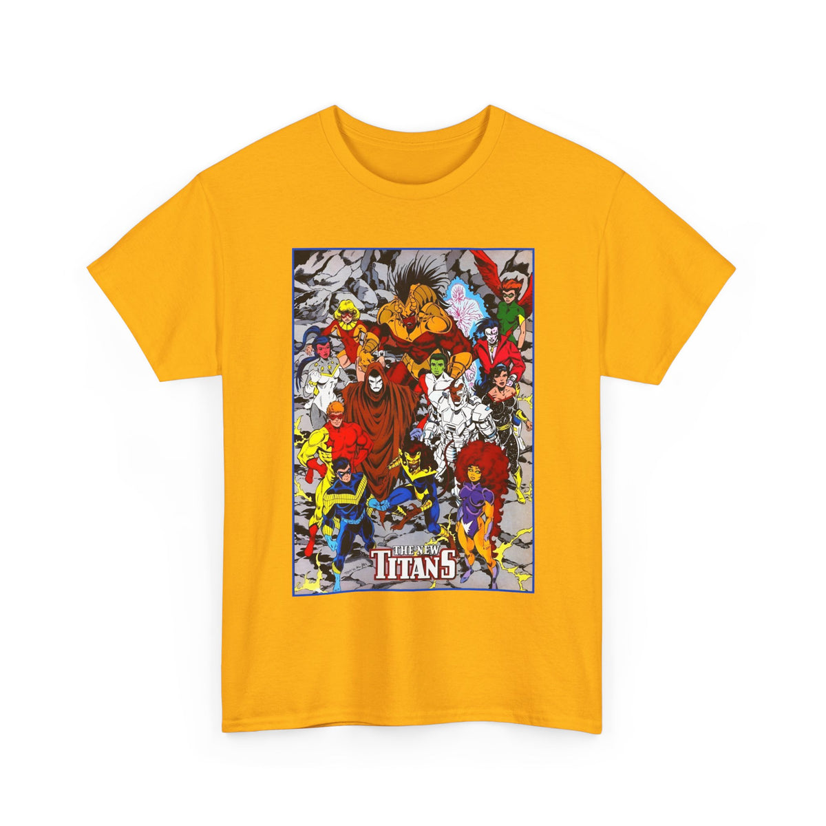 New Titans T-Shirt - Tom Grummett Art - Nightwing, Pantha, Phantasm, Wildebeest, Red Star, Troia - DC Comics
