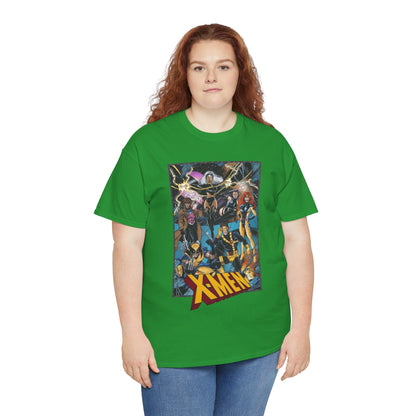 Uncanny X-Men T-Shirt - George Perez Art - Cyclops, Jean Grey, Psylocke, Gambit, Storm - Marvel Comics Mutant Heroes