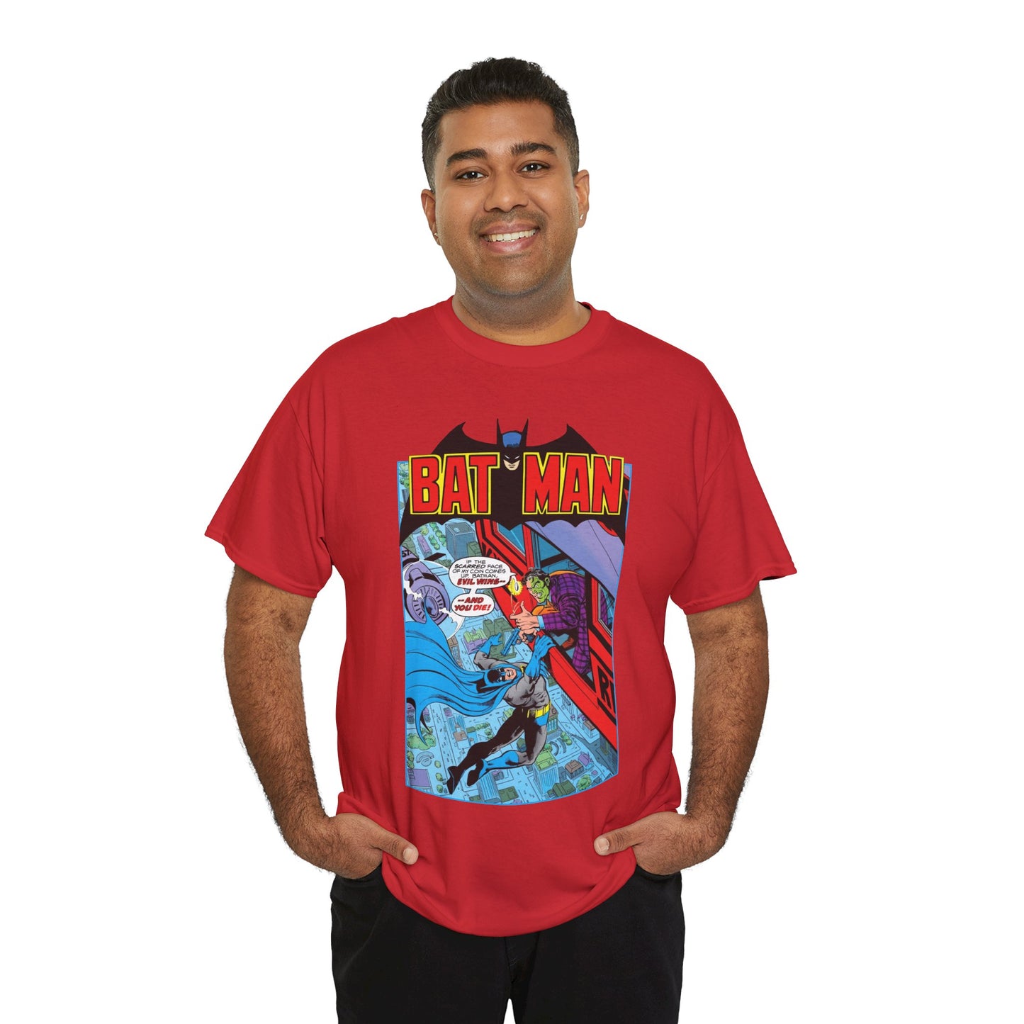 Batman T-Shirt - José Luis García-López Art - Two-Face - Retro 80s Cover - DC Comics