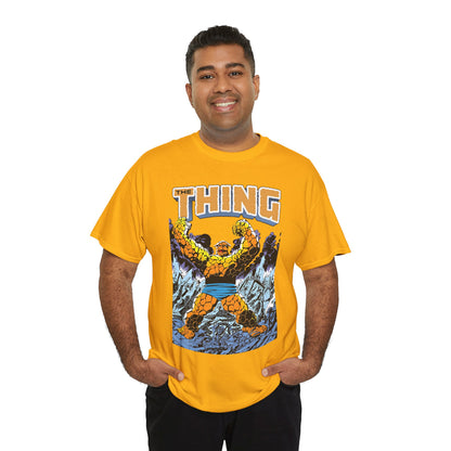 The Thing T-Shirt - John Byrne Art - Member of the Fantastic Four - Marvel Comics 1980s - Ben Grimm