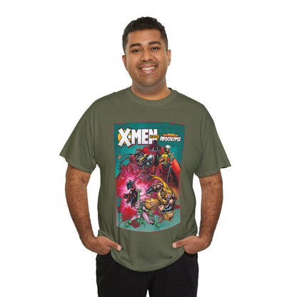 X-Men: Age of Apocalypse T-Shirt - Adam Kubert Art - Magneto, Rogue, Nightcrawler, Gambit, Blink, Sabretooth - Dawn - Marvel Comics
