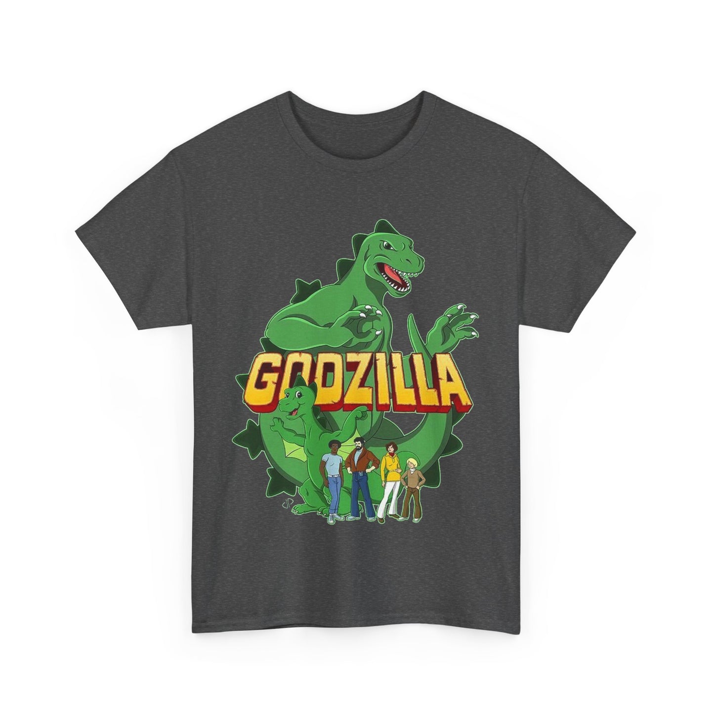 Godzilla T-Shirt - Popular 1970s Hanna-Barbera Cartoon - Godzooky - Retro 70s Animation - Toho - King of the Monsters