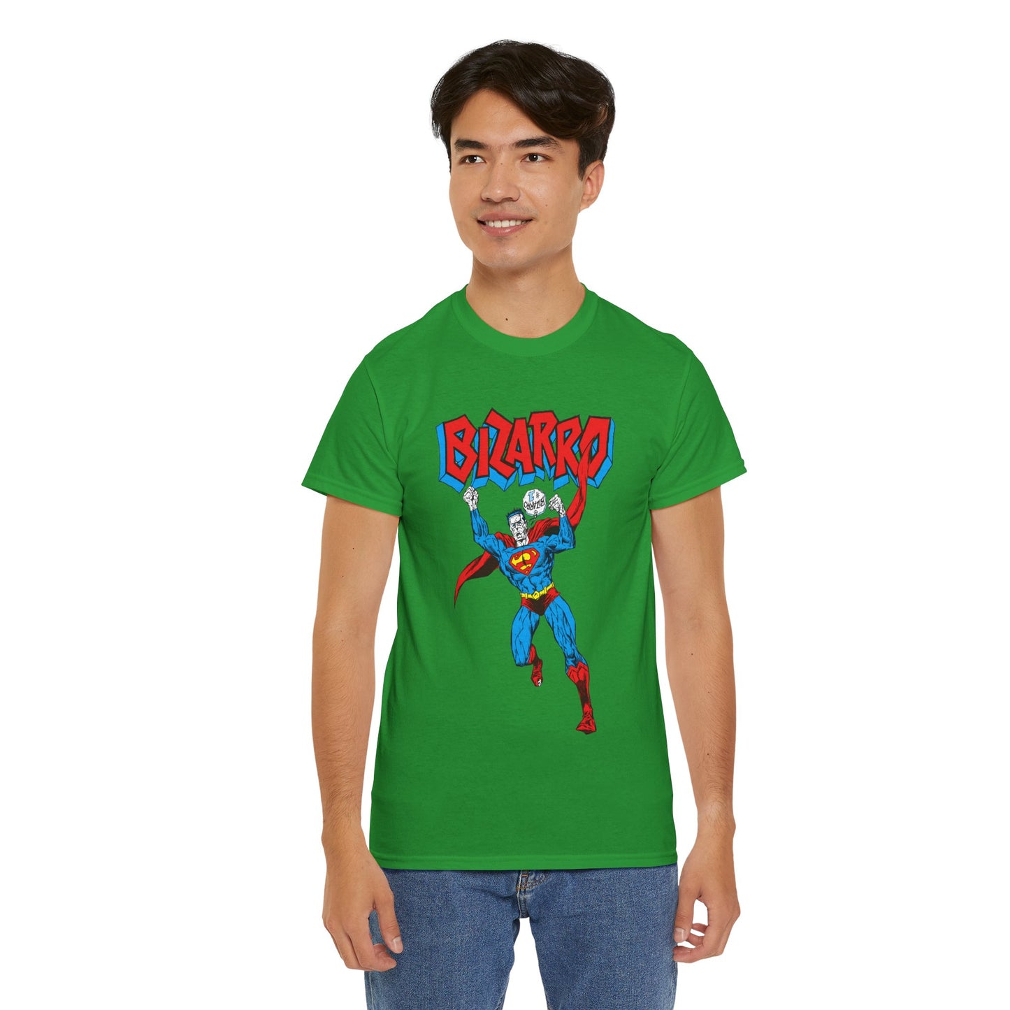 Bizarro T-Shirt - Superman Villain - DC Comics - Bizarro World - Who's Who Art - Silver Age Favourite