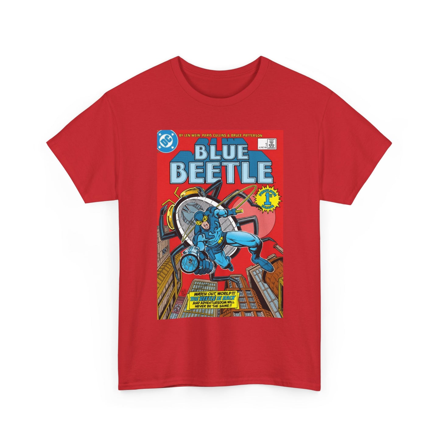 Blue Beetle #1 T-Shirt - Paris Cullins Art - Ted Kord - DC Comics