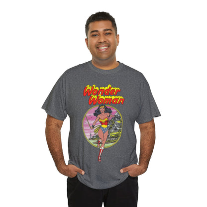 Wonder Woman T-Shirt - George Perez Art - Justice League 1980s Postcard Set - JLA Member - Diana from Themyscira - DC Comics