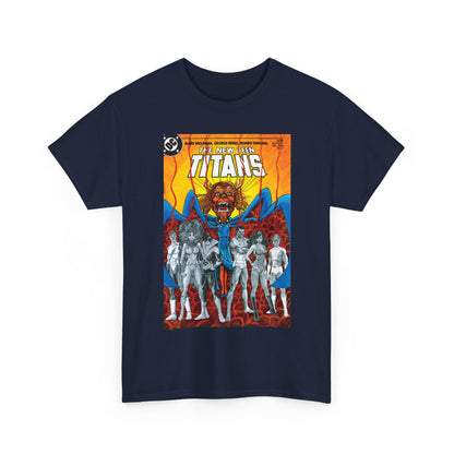 New Teen Titans #4 T-Shirt - George Perez Art - Trigon the Terrible - DC Comics