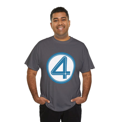 Fantastic Four Logo T-Shirt - New Marvel Movie 2025 - MCU - Pedro Pascal - 4 - Marvel Comics - Reed Richards