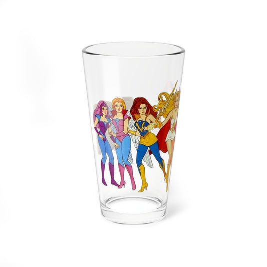 She-Ra Princess of Power Pint Glass, 16oz - Catra, Angella, Frosta, Glimmer - Filmation Cartoon - He-Man Connection