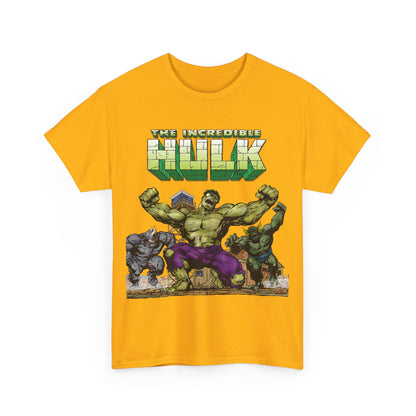 Incredible Hulk T-Shirt - Classic John Byrne Art - Rhino, Abomination - Marvel Comics - Bruce Banner