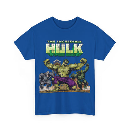 Incredible Hulk T-Shirt - Classic John Byrne Art - Rhino, Abomination - Marvel Comics - Bruce Banner