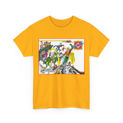 Who's Who in the DC Universe T-Shirt - George Perez Art - #1 Cover - Aquaman, Arion, Amazing Man, Amethyst - DC Comics