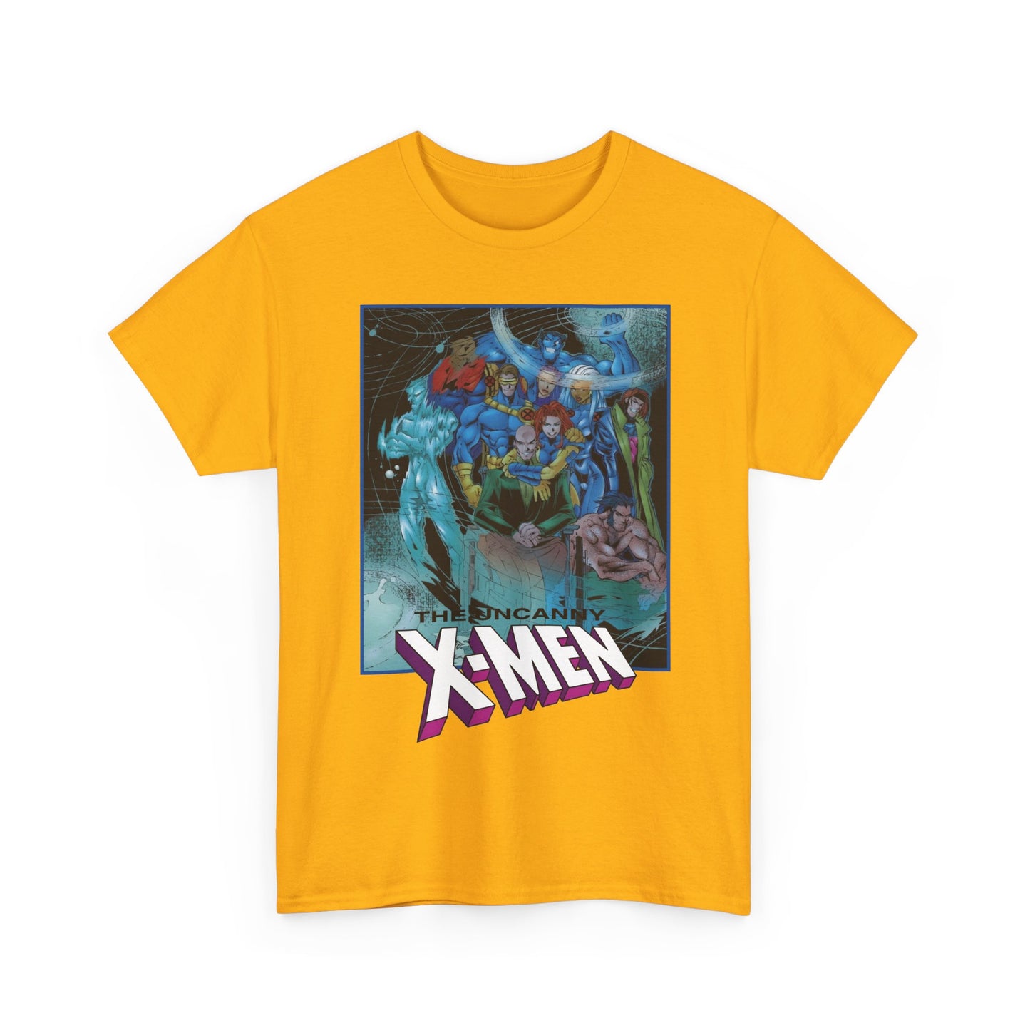 Uncanny X-Men T-Shirt - Joe Madureira Art - #337 Cover Art - Cyclops, Gambit, Wolverine, Storm, Iceman, Professor X - Marvel Comics