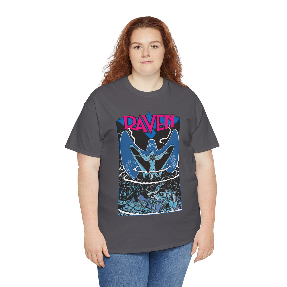Raven T-Shirt - George Perez Art - New Teen Titans, Trigon - DC Comics