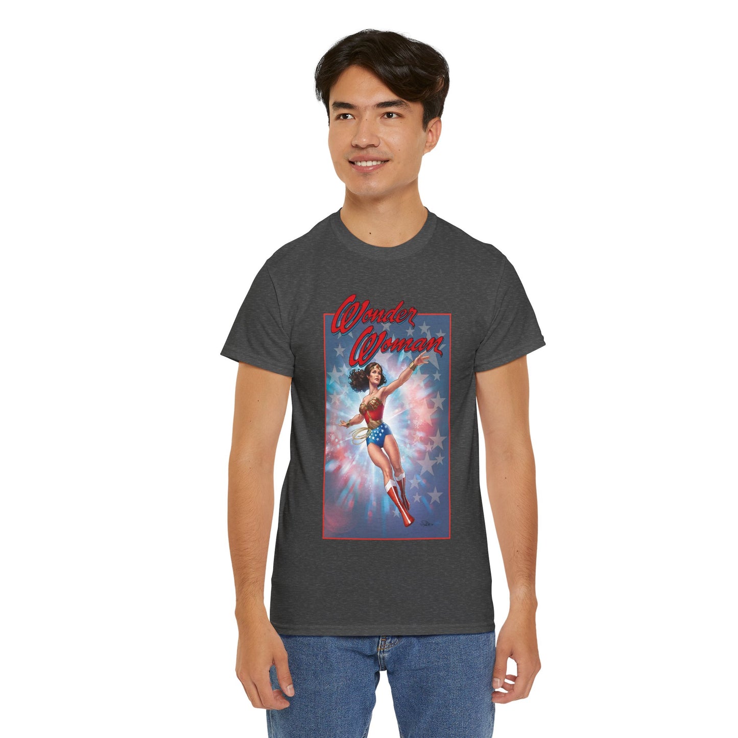 Wonder Woman '77 T-Shirt - Nicola Scott Art - Comic Book Based on the 1970s TV Series with Lynda Carter - DC Comics