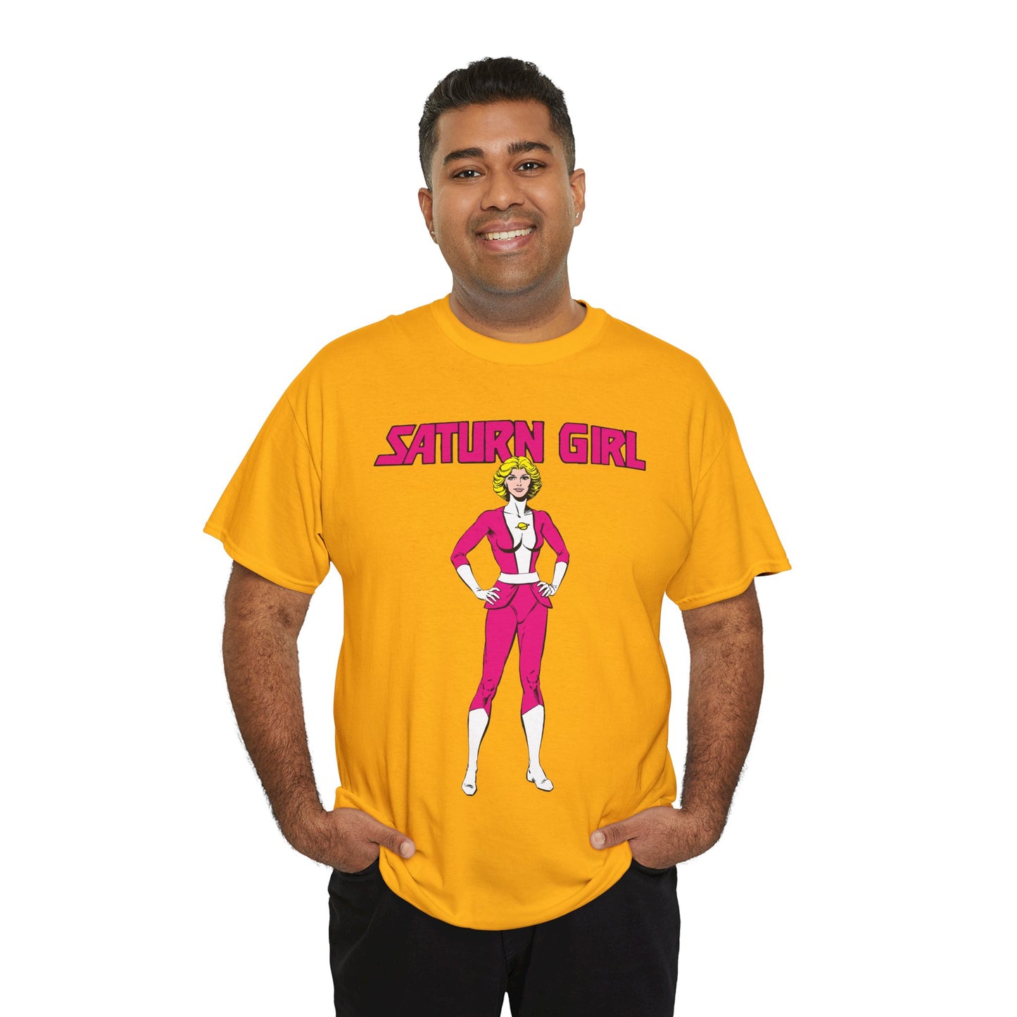 Saturn Girl T-Shirt - Curt Swan Art - Legion of Super-Heroes Founding Member - DC Comics