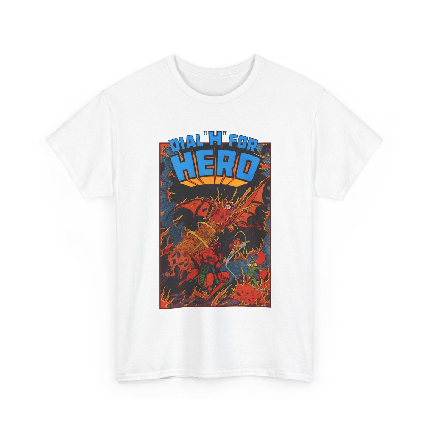 Dial "H" For Hero T-Shirt - George Perez Art - Adventure Comics Series - DC Comics