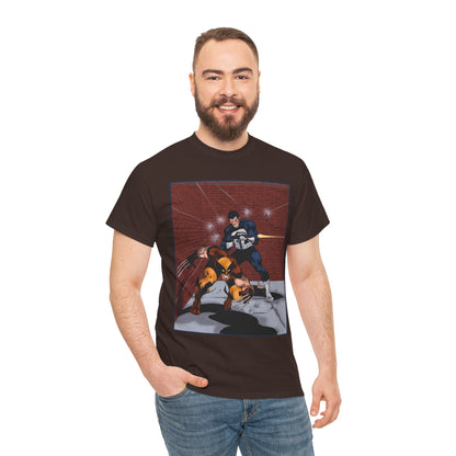 Wolverine & Punisher T-Shirt - John Buscema Art - Marvel Comics