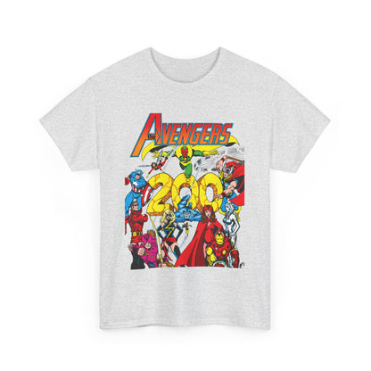 Avengers T-Shirt - George Perez Art - #200 Cover - Thor, Scarlet Witch, Iron Man, Vision, Hawkeye, Beast, Jocasta, Wasp, Captain America, Wonder Man