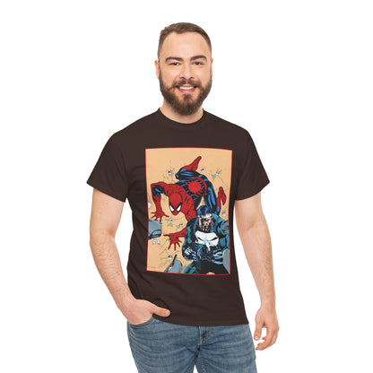 Spider-Man & Punisher T-Shirt - Jim Lee Art - Marvel Comics