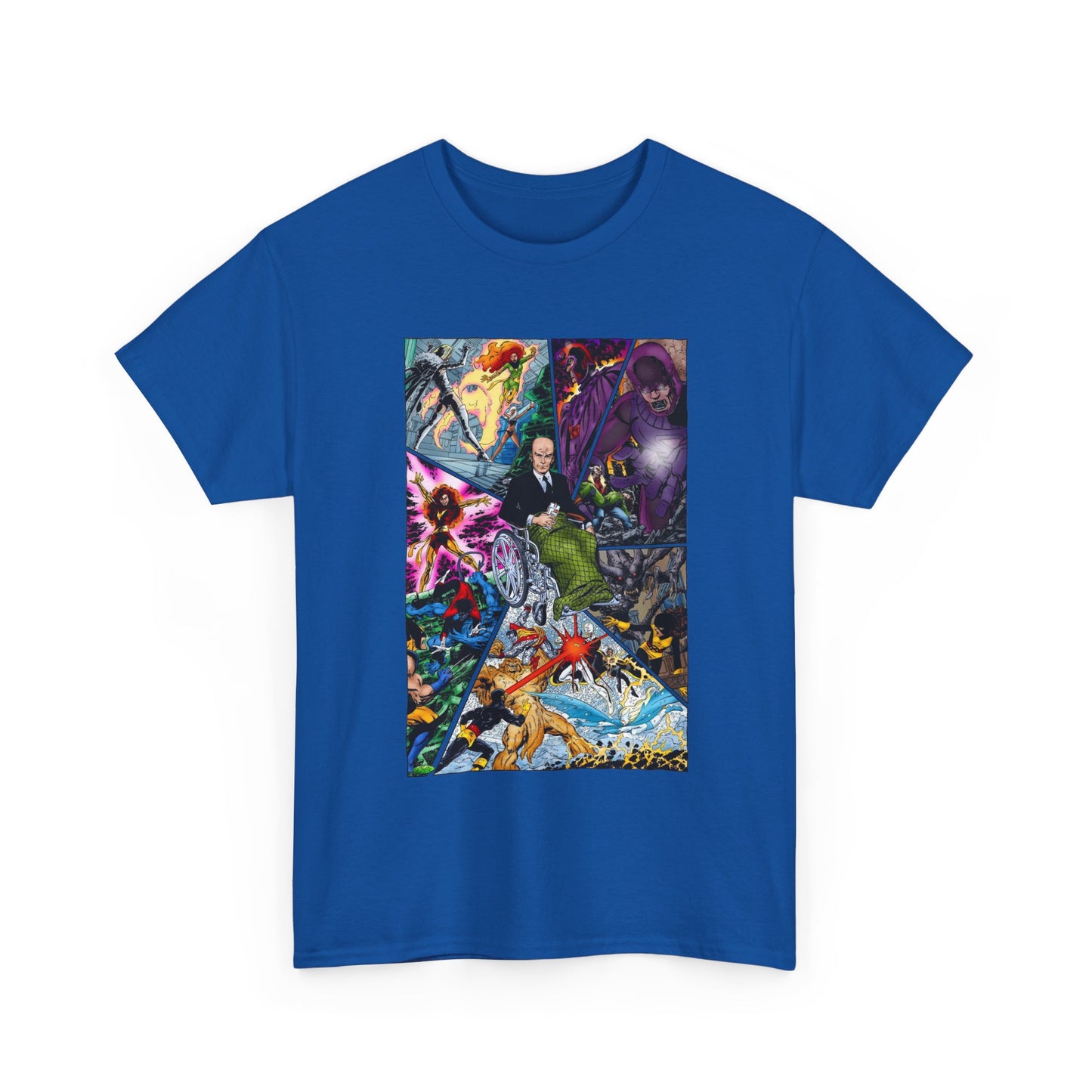 Professor X T-Shirt - John Byrne Art - Charles Xavier, X-Men Founder - Dark Phoenix, Cyclops, Sentinels - Marvel Comics