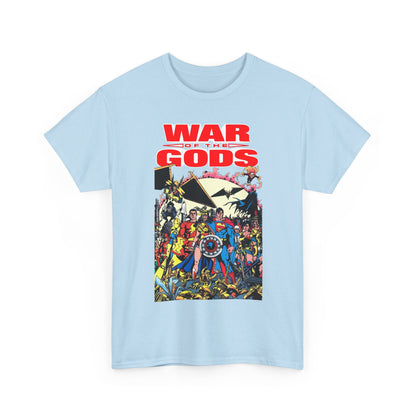 War of the Gods T-Shirt - George Perez Art - Wonder Woman Story - Superman, Captain Marvel, Hawkman, Firestorm, Dr Fate, Troia, Lobo, Batman - DC Comics