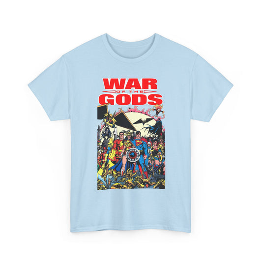 War of the Gods T-Shirt - George Perez Art - Wonder Woman Story - Superman, Captain Marvel, Hawkman, Firestorm, Dr Fate, Troia, Lobo, Batman - DC Comics