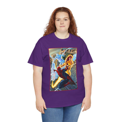Spider-Man & His Amazing Friends T-Shirt - Firestar, Iceman - Marvel Comics