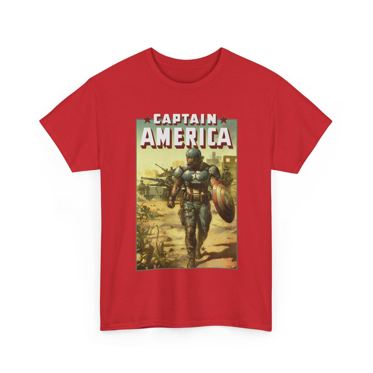 Captain America T-Shirt - Ben Harvey Art - Marvel Comics