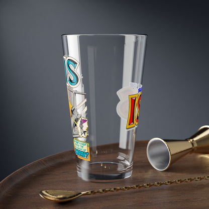 Isis Pint Glass, 16oz - DC Comics Art 1970s - Shazam/Captain Marvel TV Link - Popular TV Show Adaptation
