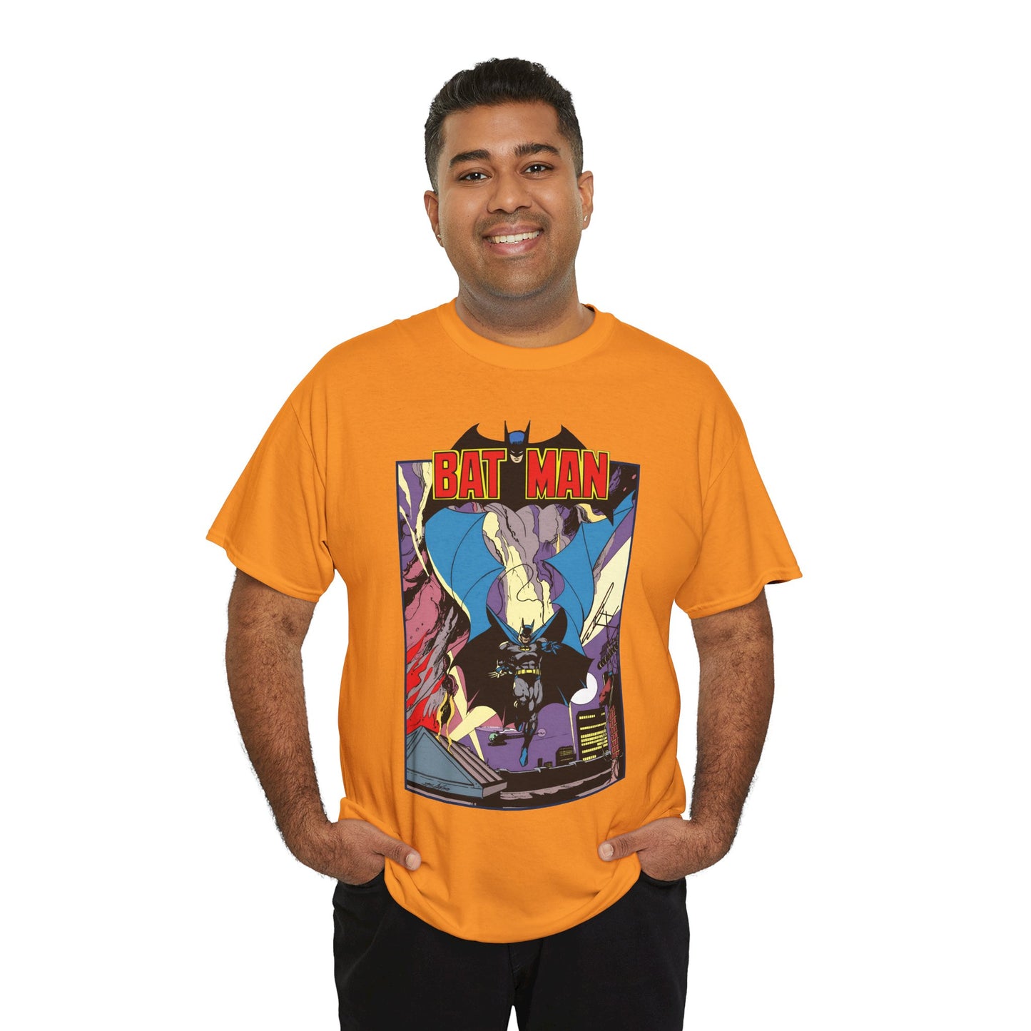 Batman T-Shirt - Neal Adams Art - Retro Bronze-Age Art - DC Comics