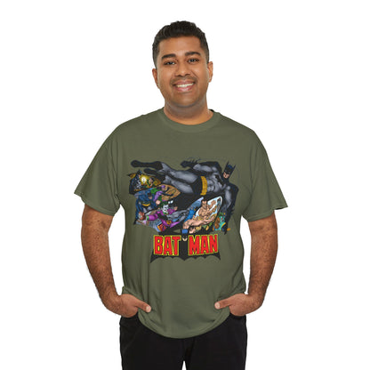 Batman T-Shirt - John Byrne Art - Joker, Catwoman, Ra's al Ghul, Talia - DC Comics - The Batcave