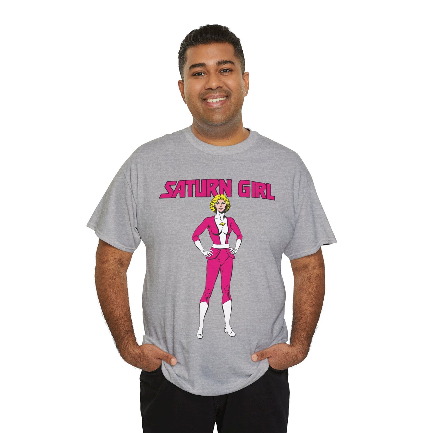 Saturn Girl T-Shirt - Curt Swan Art - Legion of Super-Heroes Founding Member - DC Comics