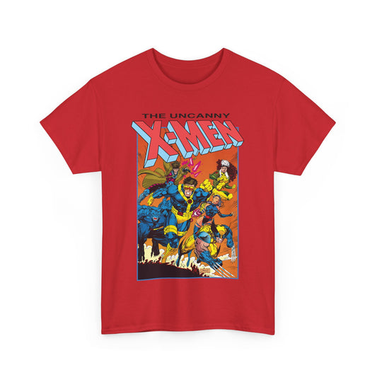 Uncanny X-Men T-Shirt - Jim Lee Art - Cyclops, Wolverine, Gambit, Rogue, Psylocke, Beast - Marvel Comics Mutants