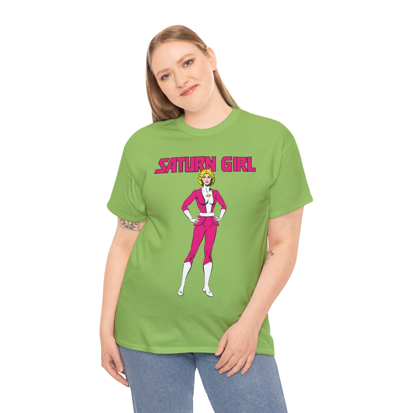 Saturn Girl T-Shirt - Curt Swan Art - Legion of Super-Heroes Founding Member - DC Comics