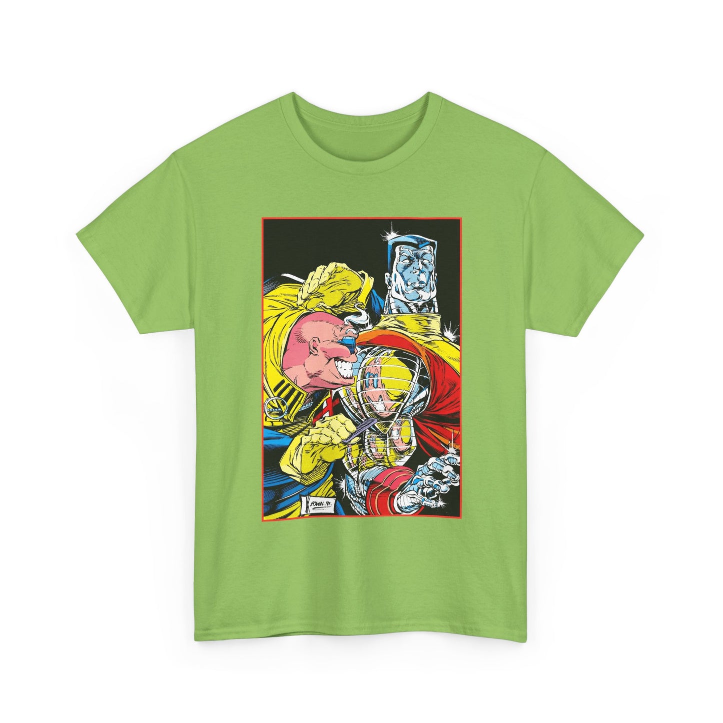 Strong Guy & Colossus T-Shirt - Dale Keown Art - Uncanny X-Men Annual Poster - Marvel Comics