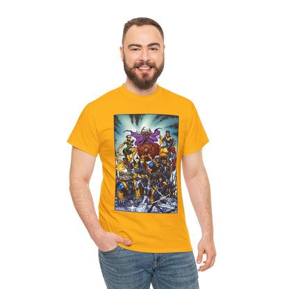 X-Men Revolution T-Shirt - Arthur Adams Art - Jean Grey, Storm, Wolverine, Cable, Rogue, Beast, Colossus, Gambit, Nightcrawler, Psylocke, Thunderbird III - Marvel Comics