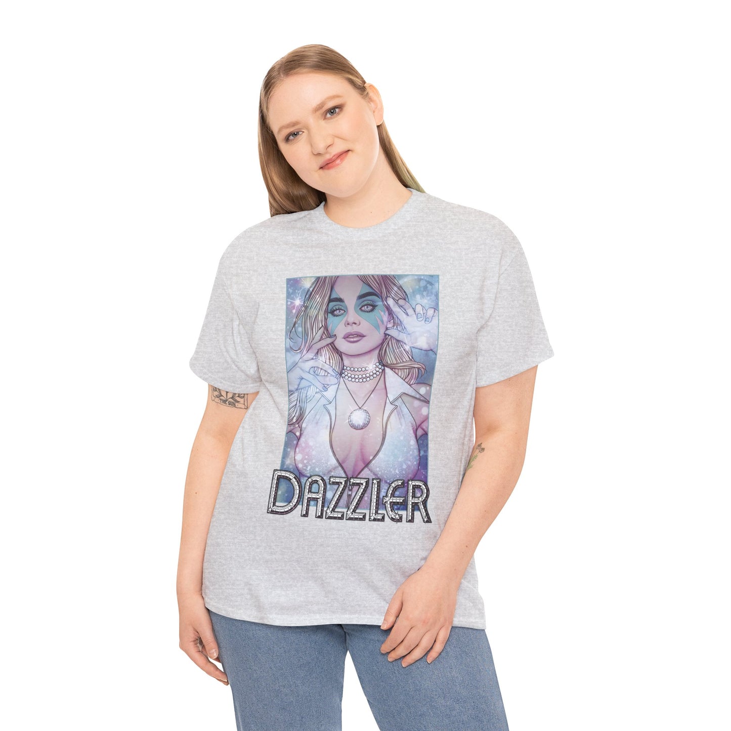 Dazzler T-Shirt - Jenny Frison Art - X-Men Member, Pop Star Mutant - Alison Blaire - Marvel Comics