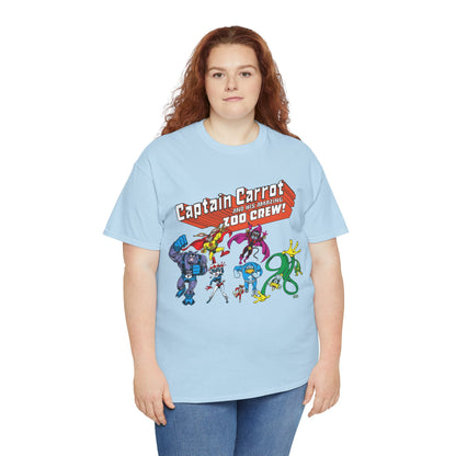 Captain Carrot & the Zoo Crew T-Shirt - 1980s Funny Animal Comic Series - DC Comics