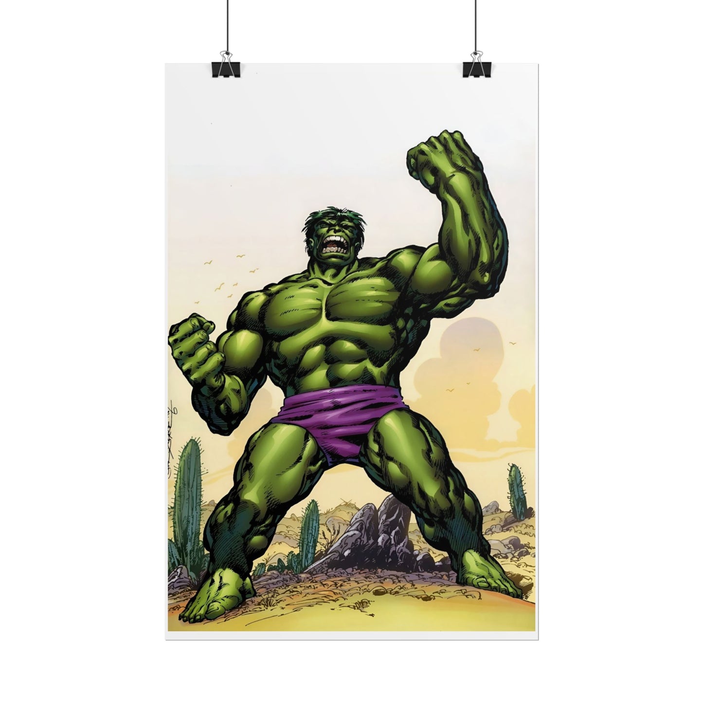 Incredible Hulk Rolled Poster - John Byrne Art - Marvel Comics - Multiple Sizes Up to 24"x36"
