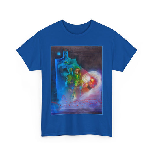 Batman, Green Arrow, Question T-Shirt - Denys Cowan & Bill Sienkiewicz Art - DC Comics - Gotham City
