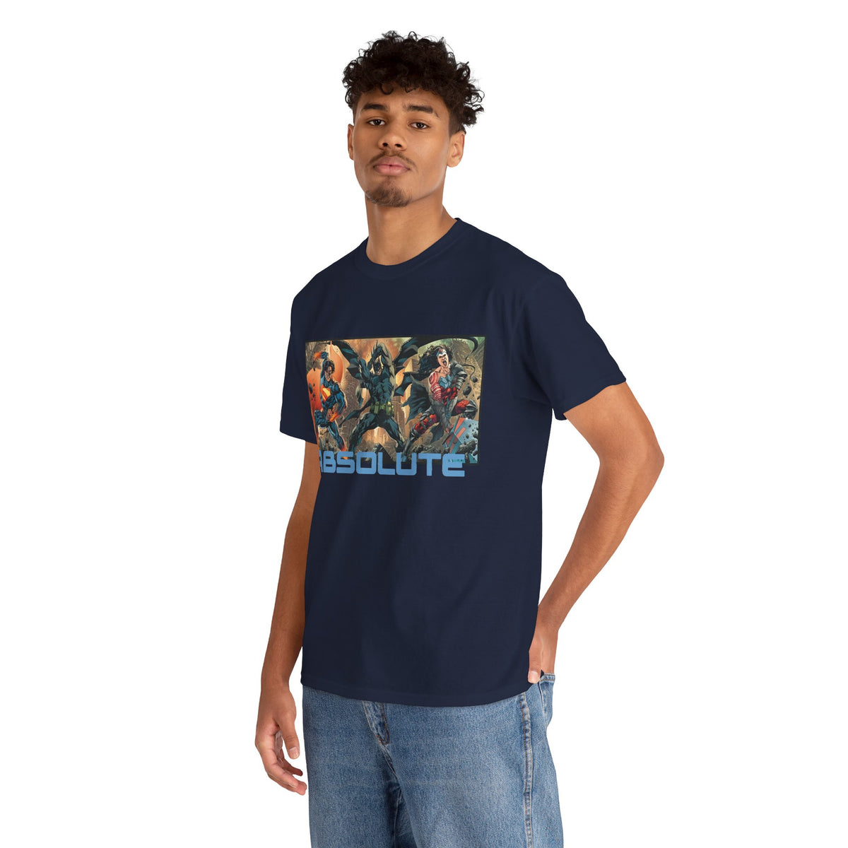 Absolute Trinity T-Shirt - Bryan Hitch Art - Batman, Superman, Wonder Woman - DC Comics