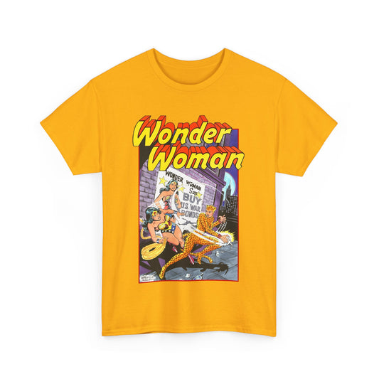 Wonder Woman T-Shirt - José Luis García-López Art - Vs The Cheetah - Classic Bronze Age Art - DC Comics