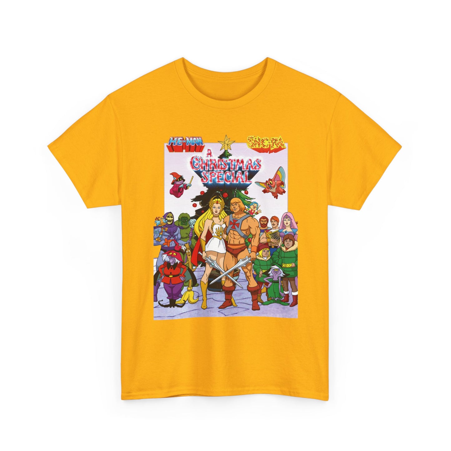 He-Man & She-Ra: A Christmas Special T-Shirt - Masters of the Universe, Princess of Power - Skeletor, Fisto, Orko, Kowl, Madame Razz - Filmation