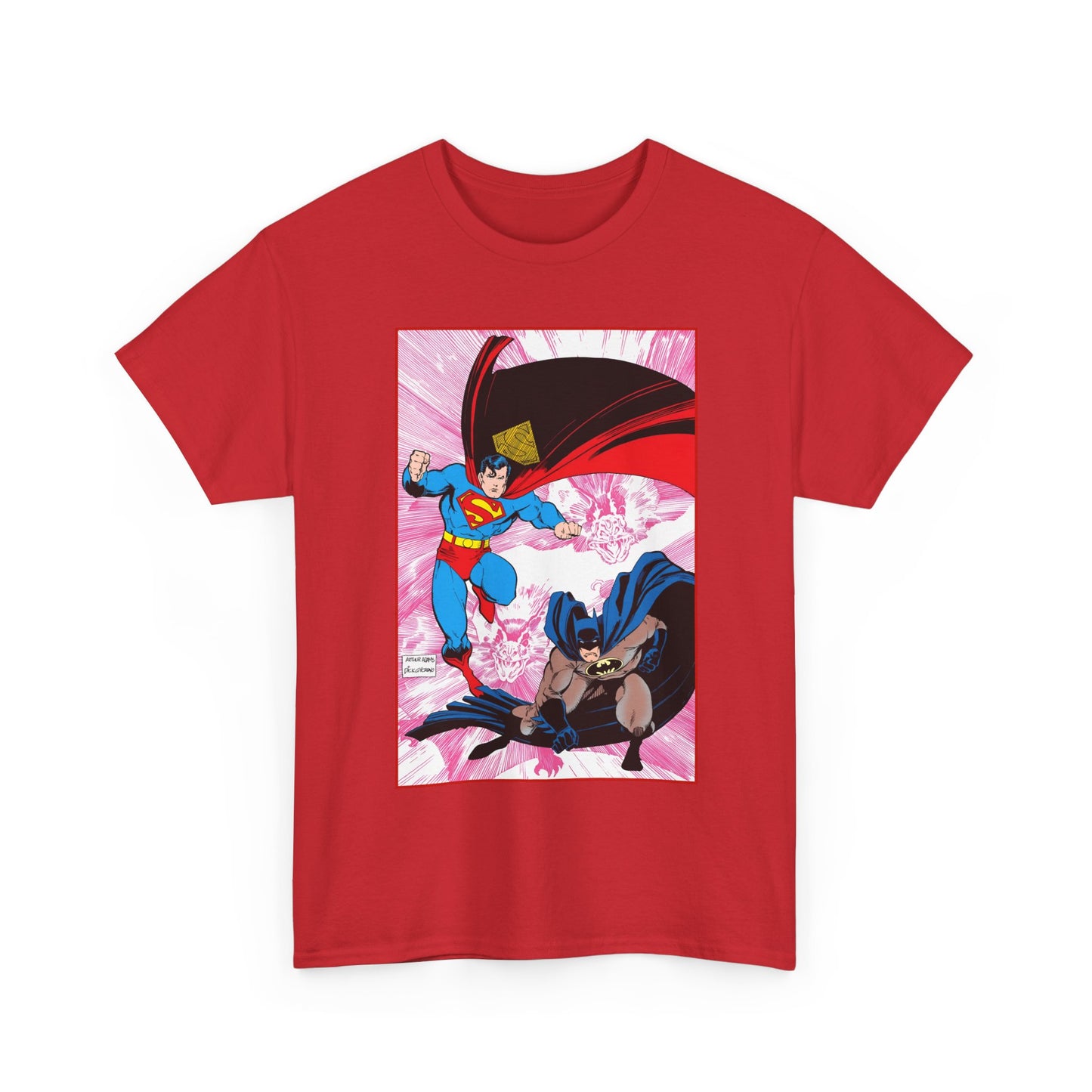 Batman Vs Superman T-Shirt - Arthur Adams Art - Action Comics Annual #1 Cover - DC Comics