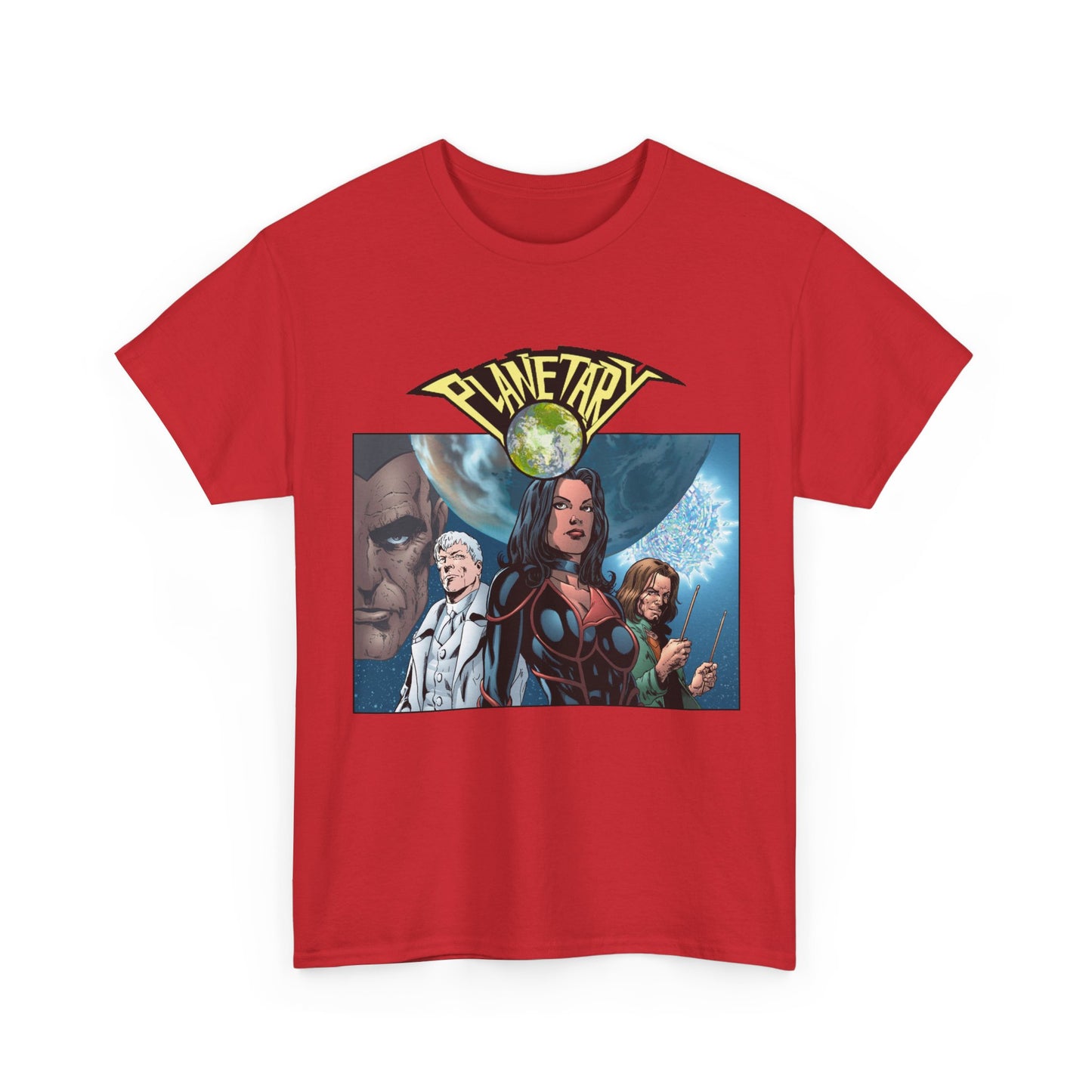 Planetary T-Shirt - Phil Jimenez Art - The Drummer, Jakita Wagner & Elijah Snow - DC Comics/Wildstorm - Ellis Story