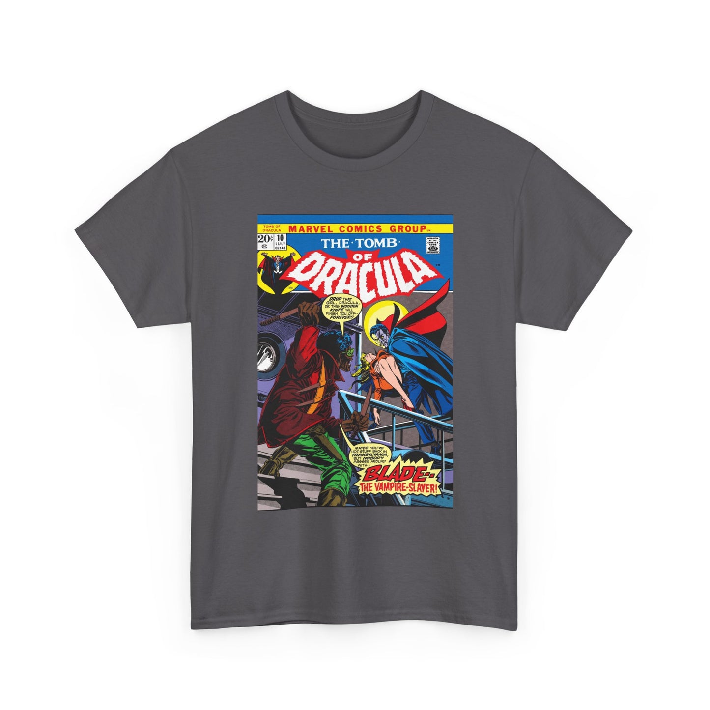 Tomb of Dracula T-Shirt - #10, First Appearance of Blade, Vampire Hunter - Marvel Comics